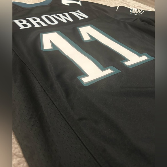 Nike Authentic On Field Philadelphia Eagles AJ Brown Black Jersey Men’s Size: L - Picture 7 of 7